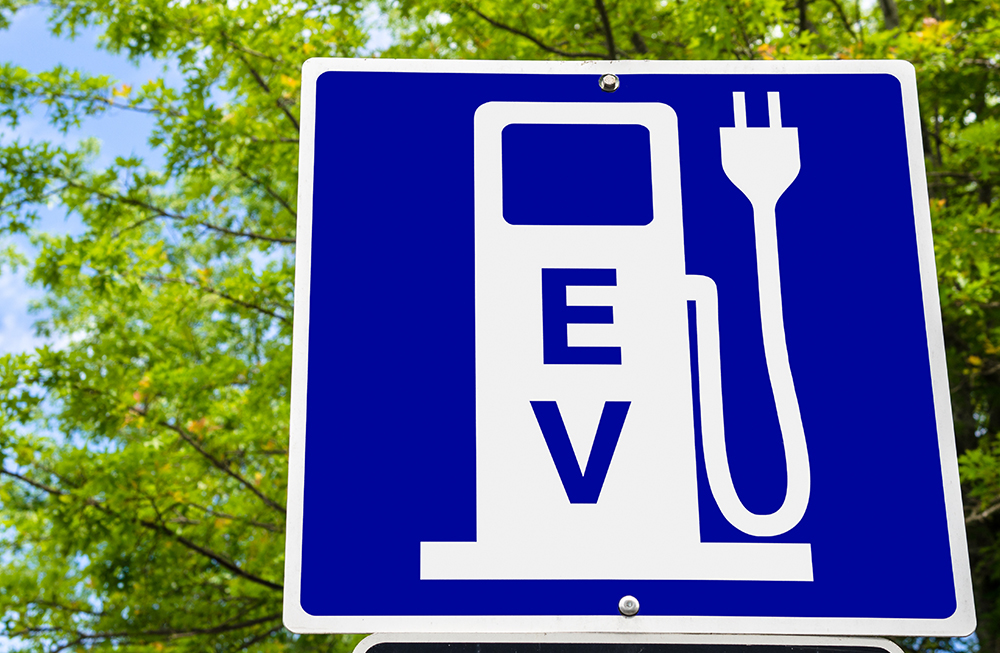 EV Sign Small Photo Template