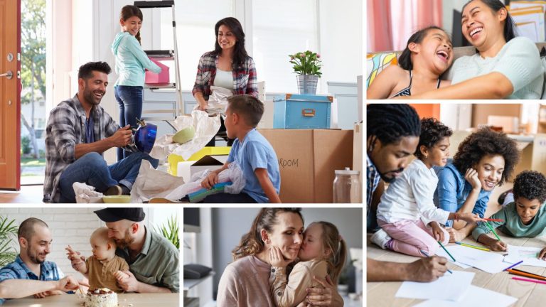 Happy Families Collage