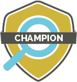 Champion Level Gold Badge for GlassPockets