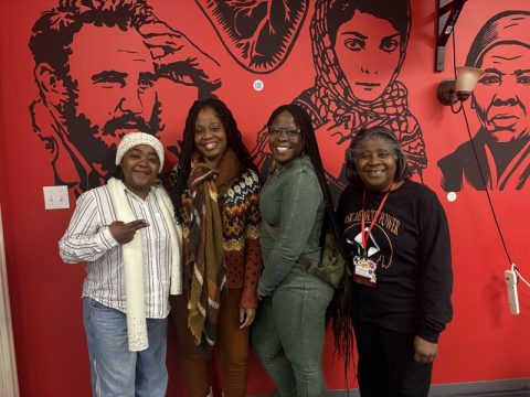 Marnese Jackson and fellow Midwest BDC staff attend a Soulardarity community event.