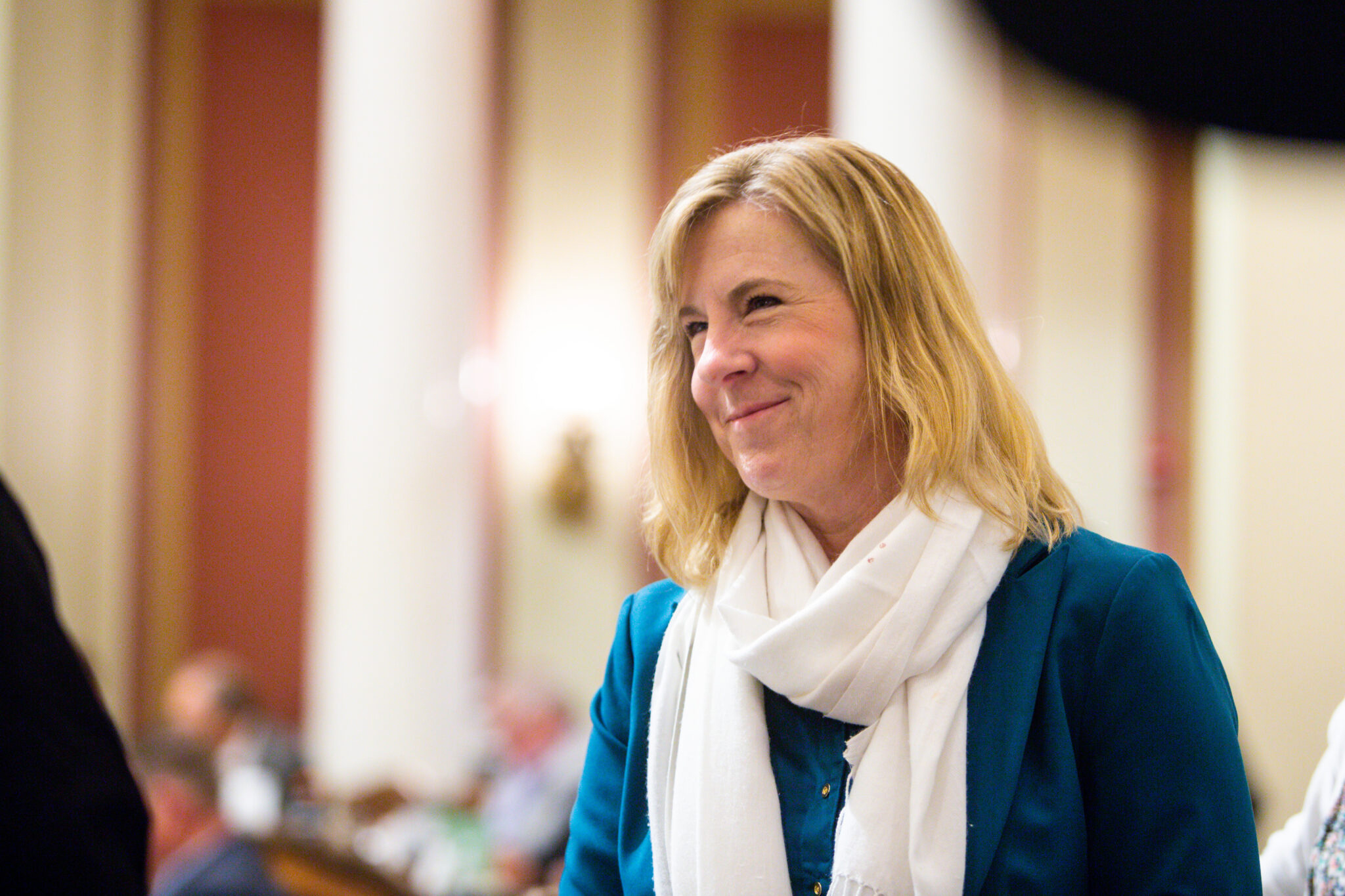 Speaker Emeritus Representative Melissa Hortman. Photo credit: Nicole Neri, Minnesota Reformer Speaker Emeritus Representative Melissa Hortman. Photo credit: Nicole Neri, Minnesota Reformer