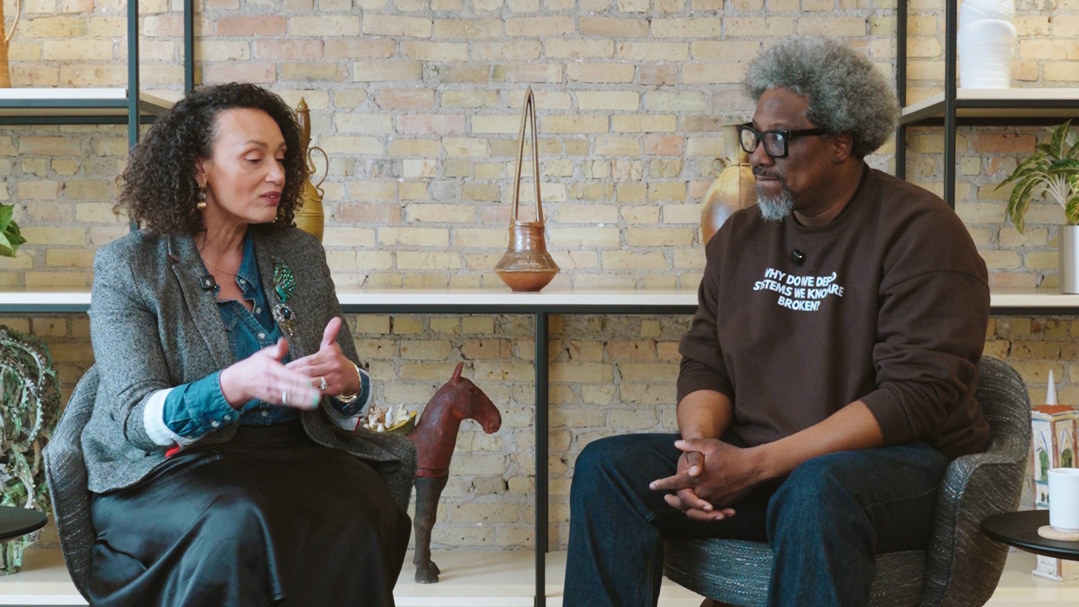 Tonya Allen with W. Kamau Bell